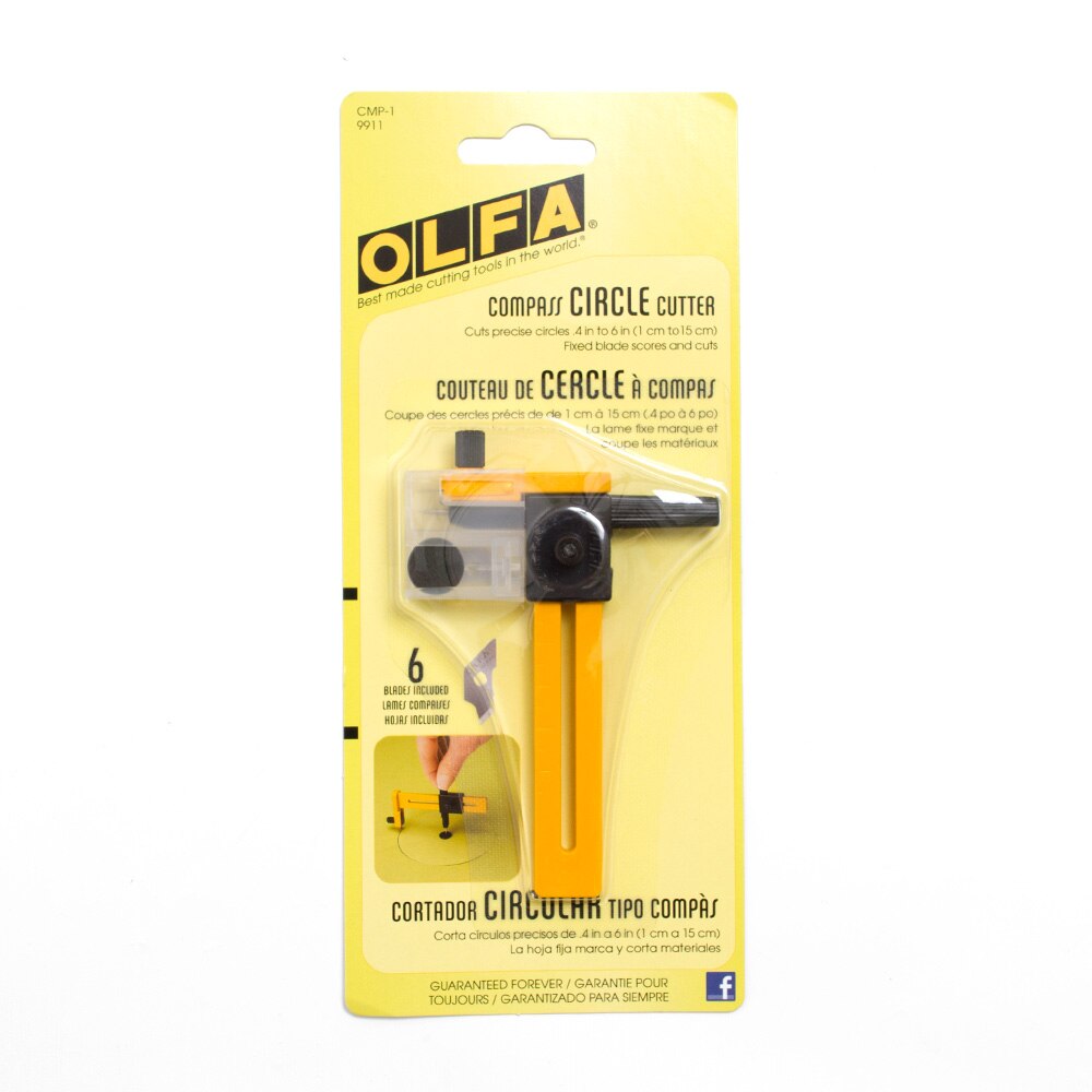 Olfa, Compass Cutter, 1cm-6cm, Diameter Circles